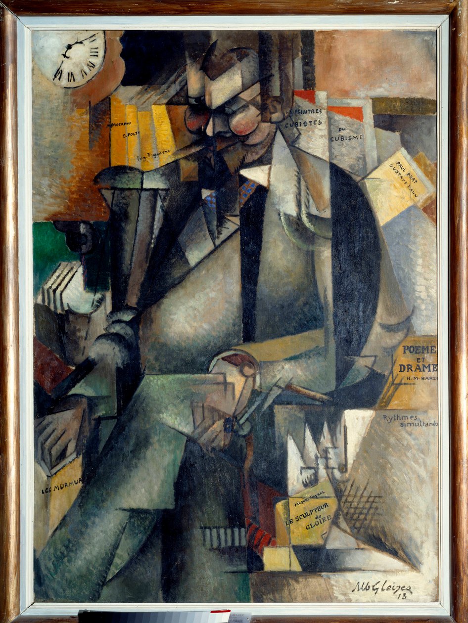 Portrét Eugena Figuiera, francouzského redaktora od Albert Gleizes
