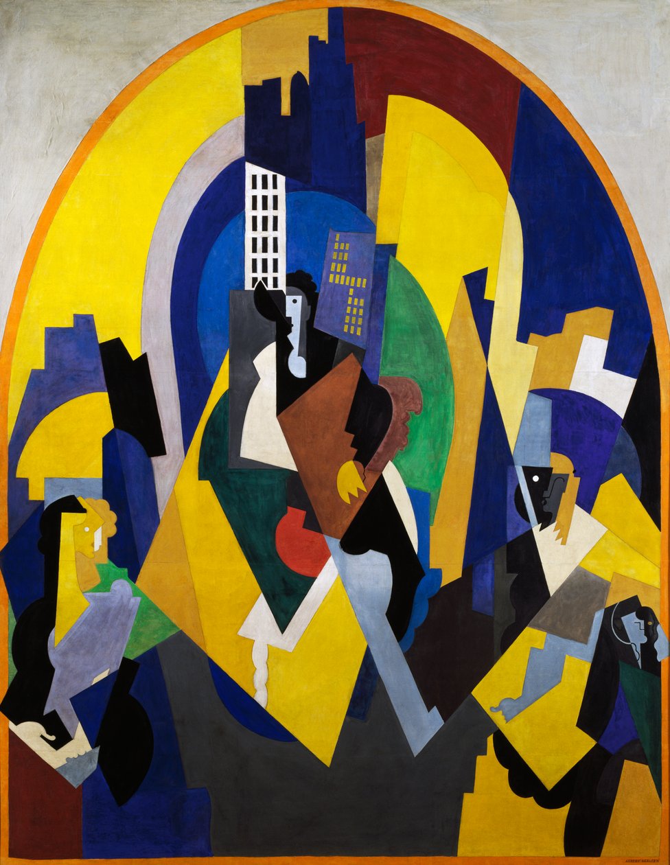 Přerušovaný prostor podle plánu od Albert Gleizes