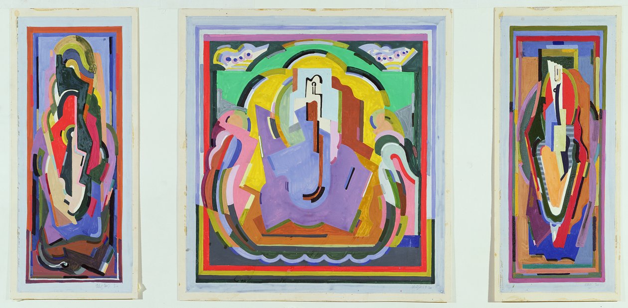 Studie k triptychu od Albert Gleizes