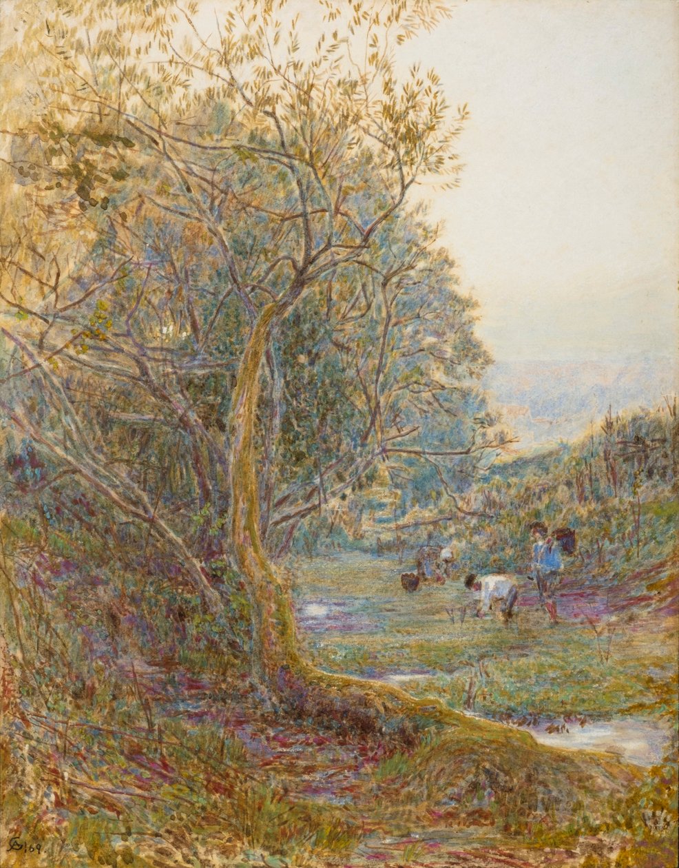 A Devonshire Lane od Albert Goodwin
