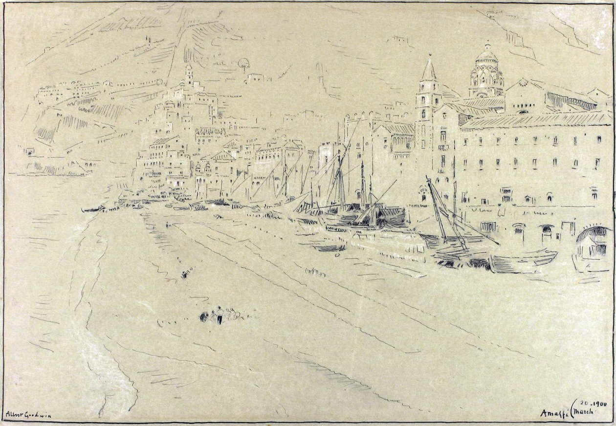 Amalfi od Albert Goodwin