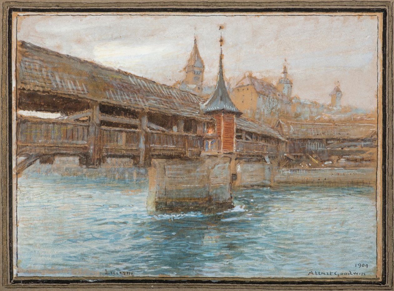 Most Tance smrti, Lucern od Albert Goodwin
