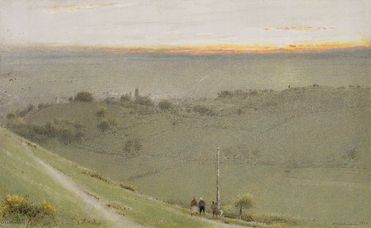 Glastonbury, 1924-25 od Albert Goodwin