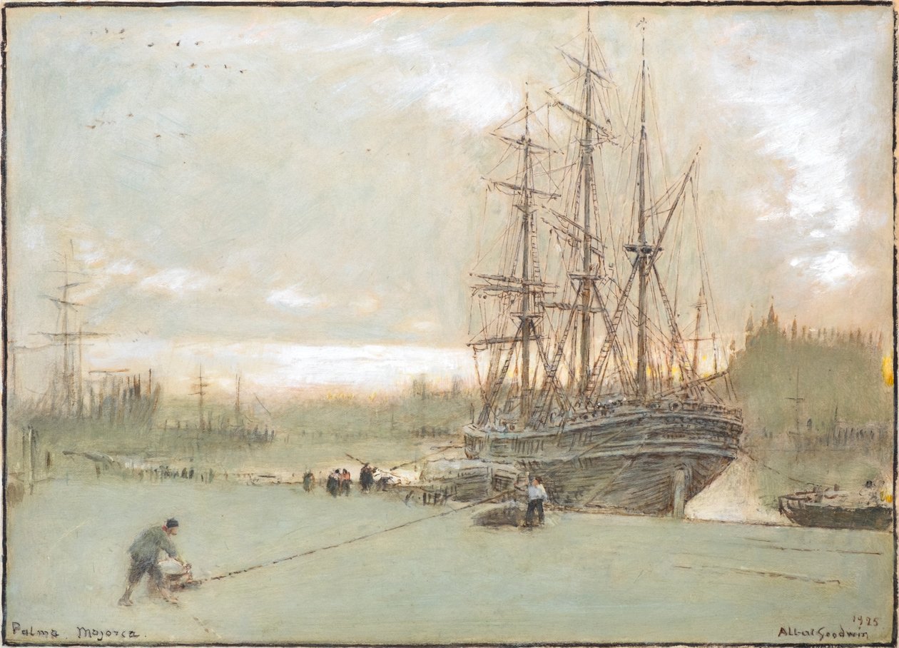 Palma, Mallorca od Albert Goodwin
