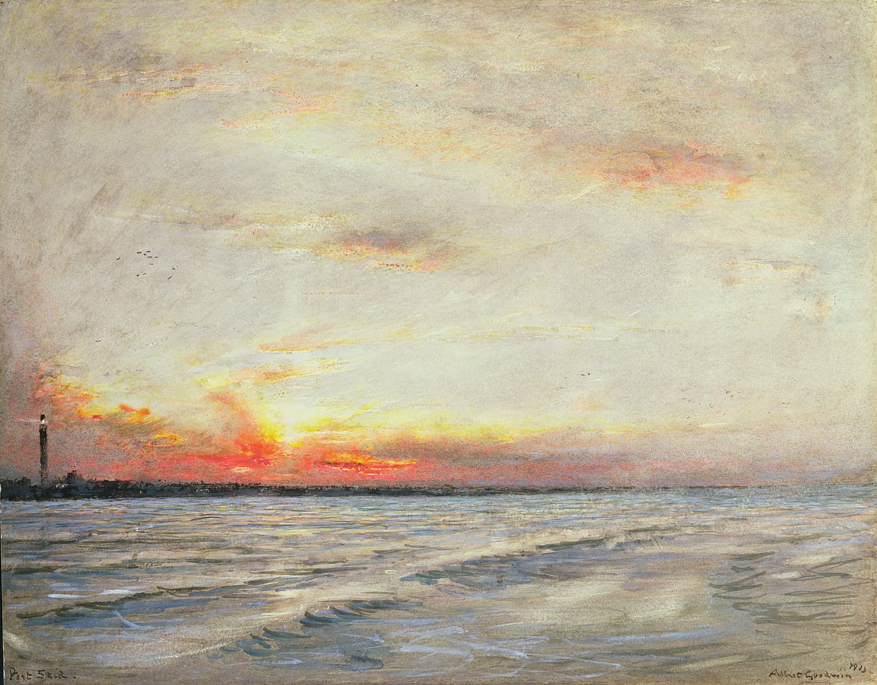 Port Said, Saida, Libanon od Albert Goodwin