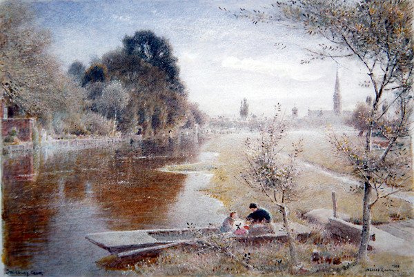 Salisburský kanál od Albert Goodwin