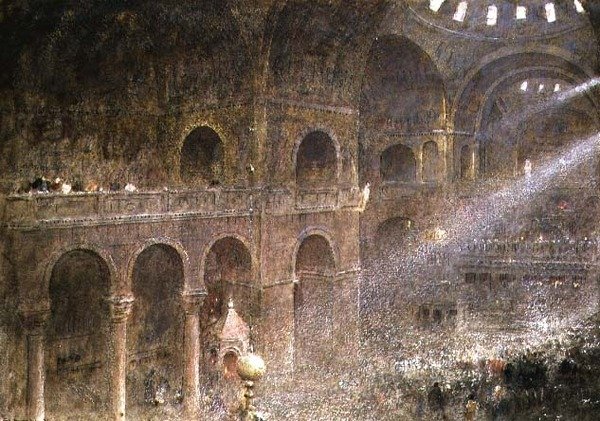 Bazilika svatého Marka, Benátky z galerie od Albert Goodwin