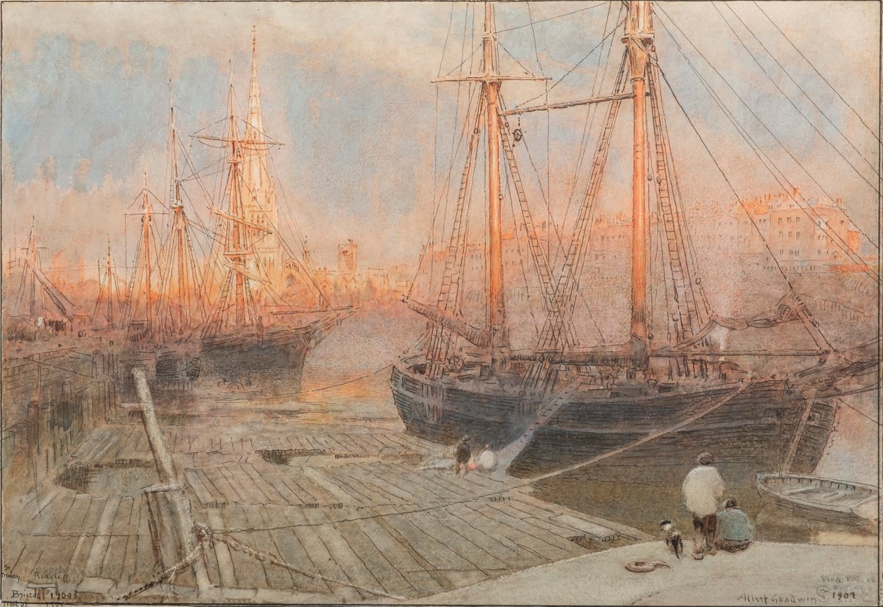 St Mary Redcliffe, Bristol od Albert Goodwin