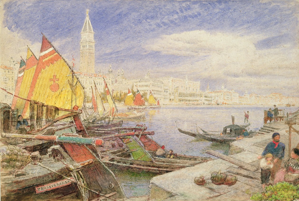 Benátky, 1893 od Albert Goodwin
