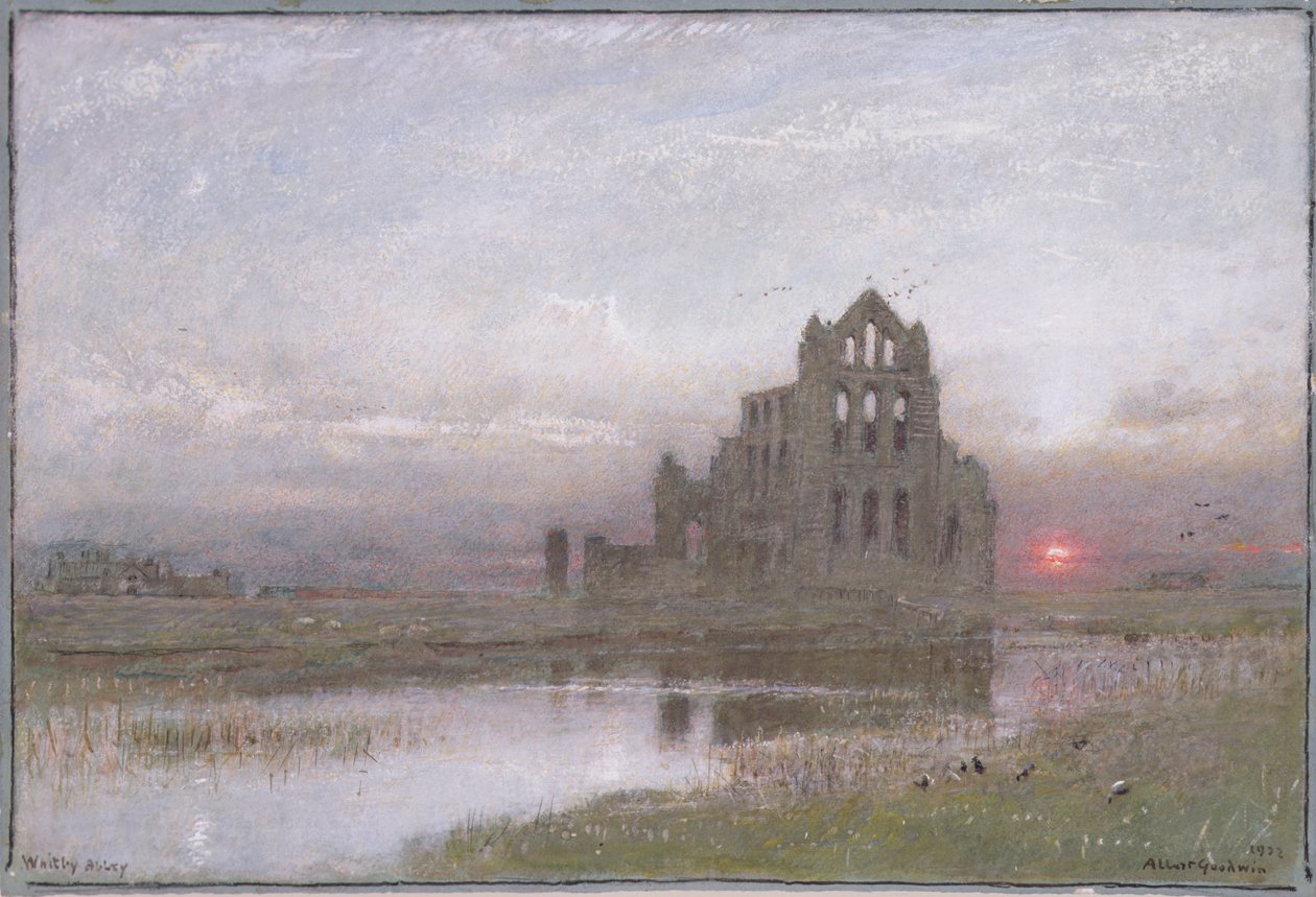 Whitby Abbey od Albert Goodwin