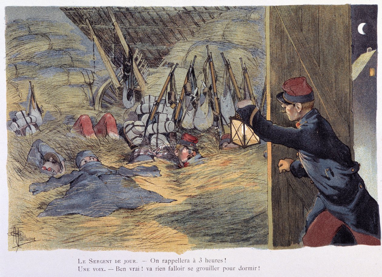 Dan la straille – v „“Album militaire”” od Alberta Guillauma (1873-1942), cca 1900 od Albert Guillaume