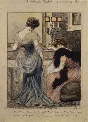 Myslíš si, že máš poměr s vepřem? Řekni mu, že můj manžel ví všechno. Není nic, co by muže tak dobře demaskovalo! od Albert Guillaume