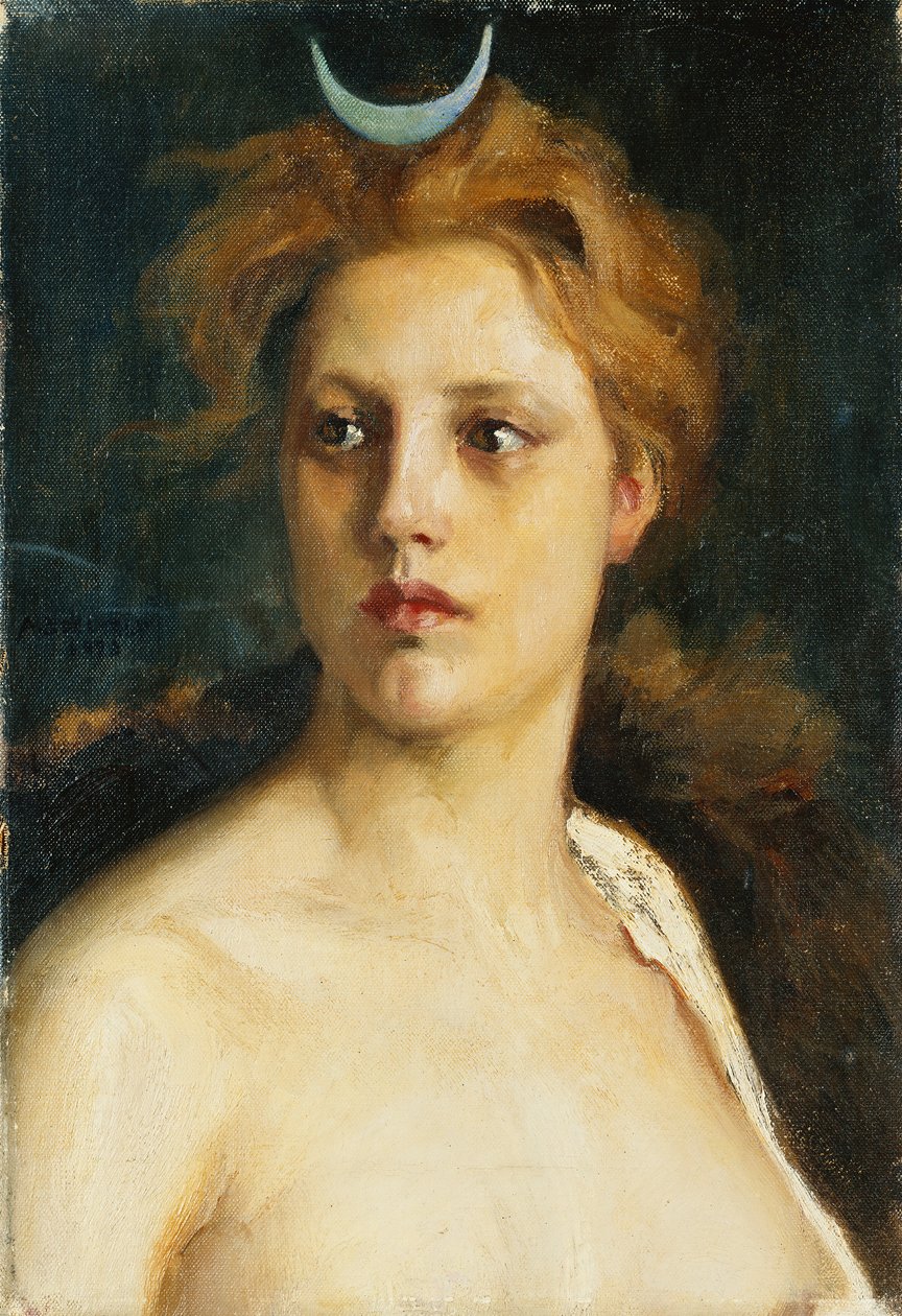 Diana, 1898 od Albert Gustaf Aristides Edelfelt