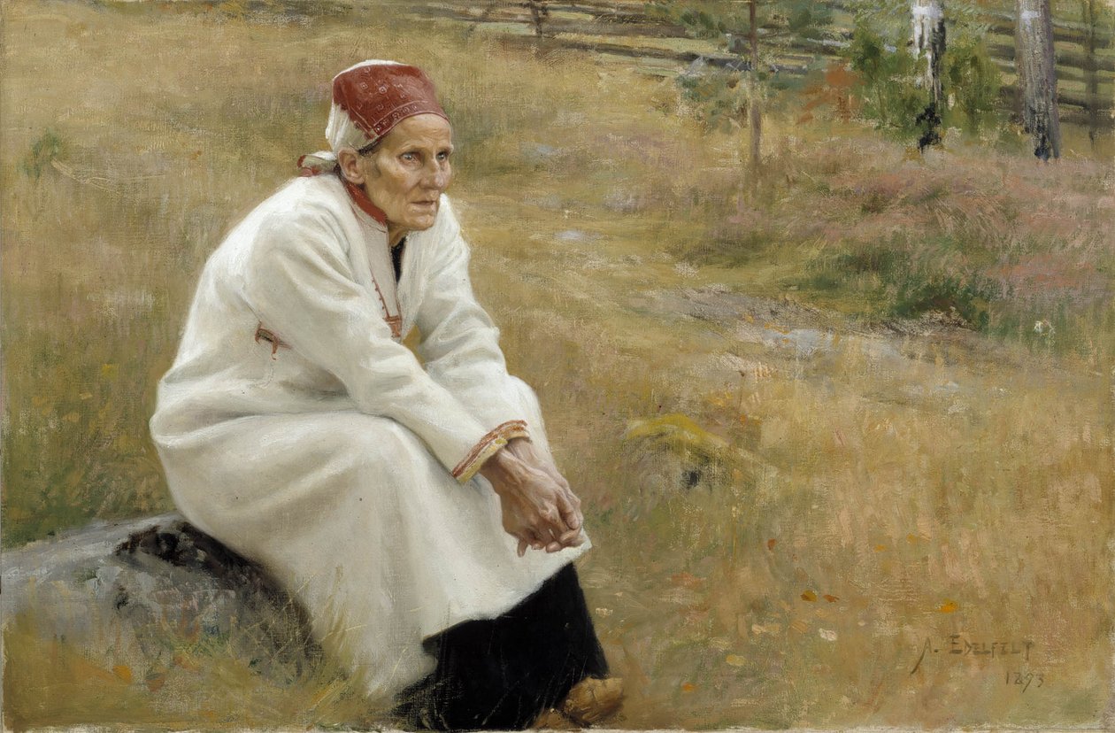 Larin Paraske, 1893 od Albert Gustaf Aristides Edelfelt