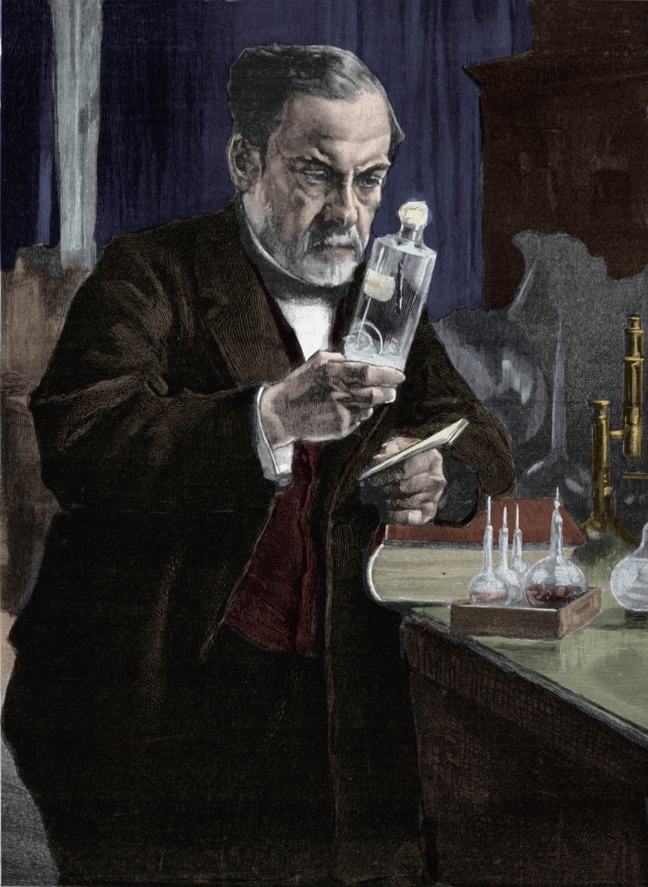 Portrét Louise Pasteura (1822-1895), francouzského chemika a biologa. Z obrazu Aristida Alberta Gustafa Edelfelta (1854-1905) z Musée d