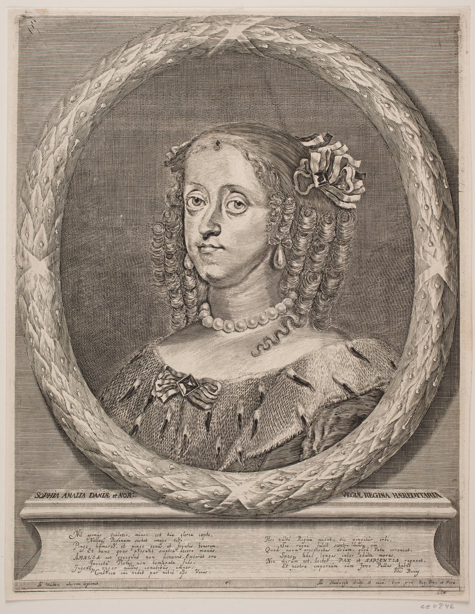 Královna Sophie Amalie od Albert Haelwegh