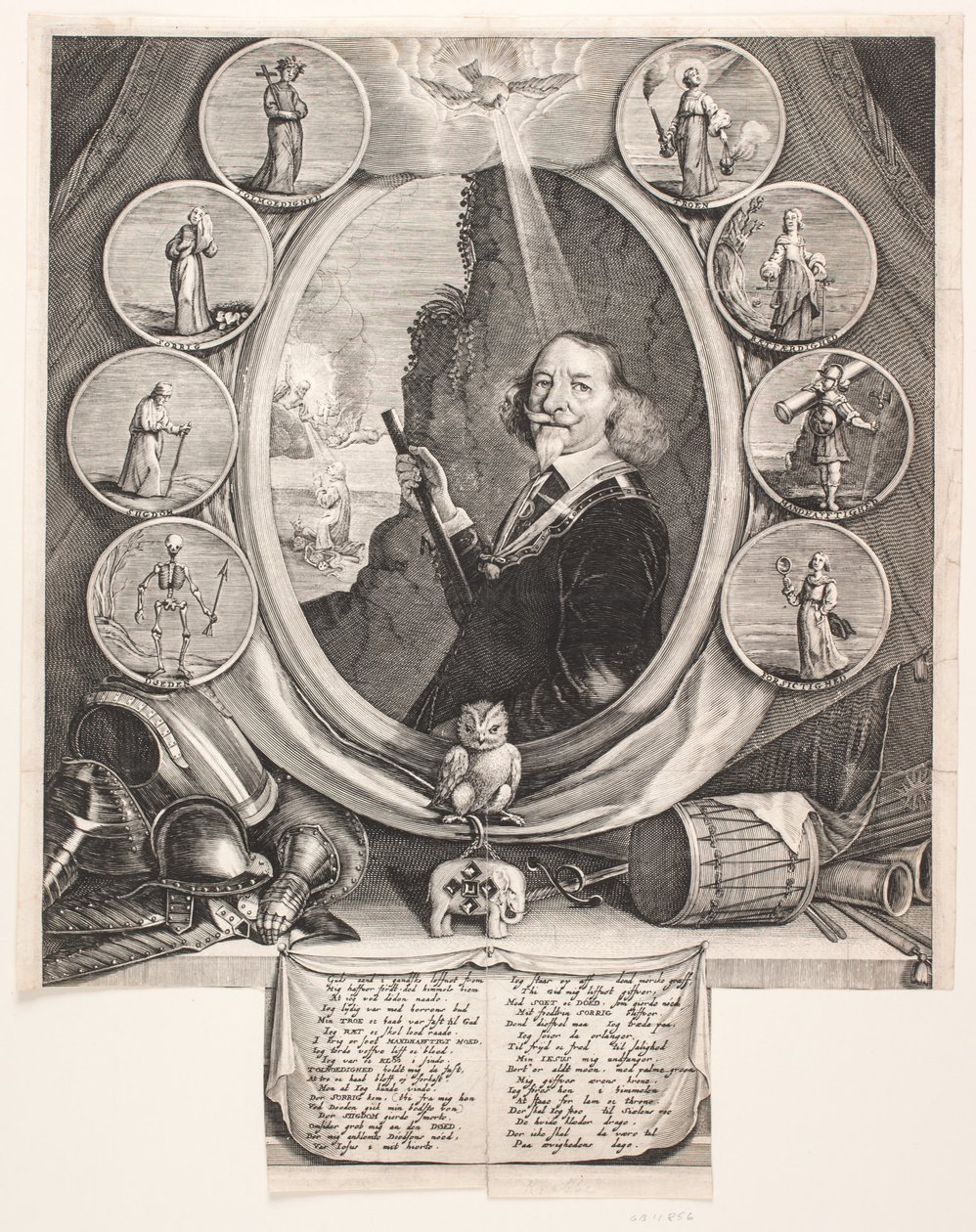 Wentzel Rothkirch. Ilustrace pro pohřební kázání od Albert Haelwegh