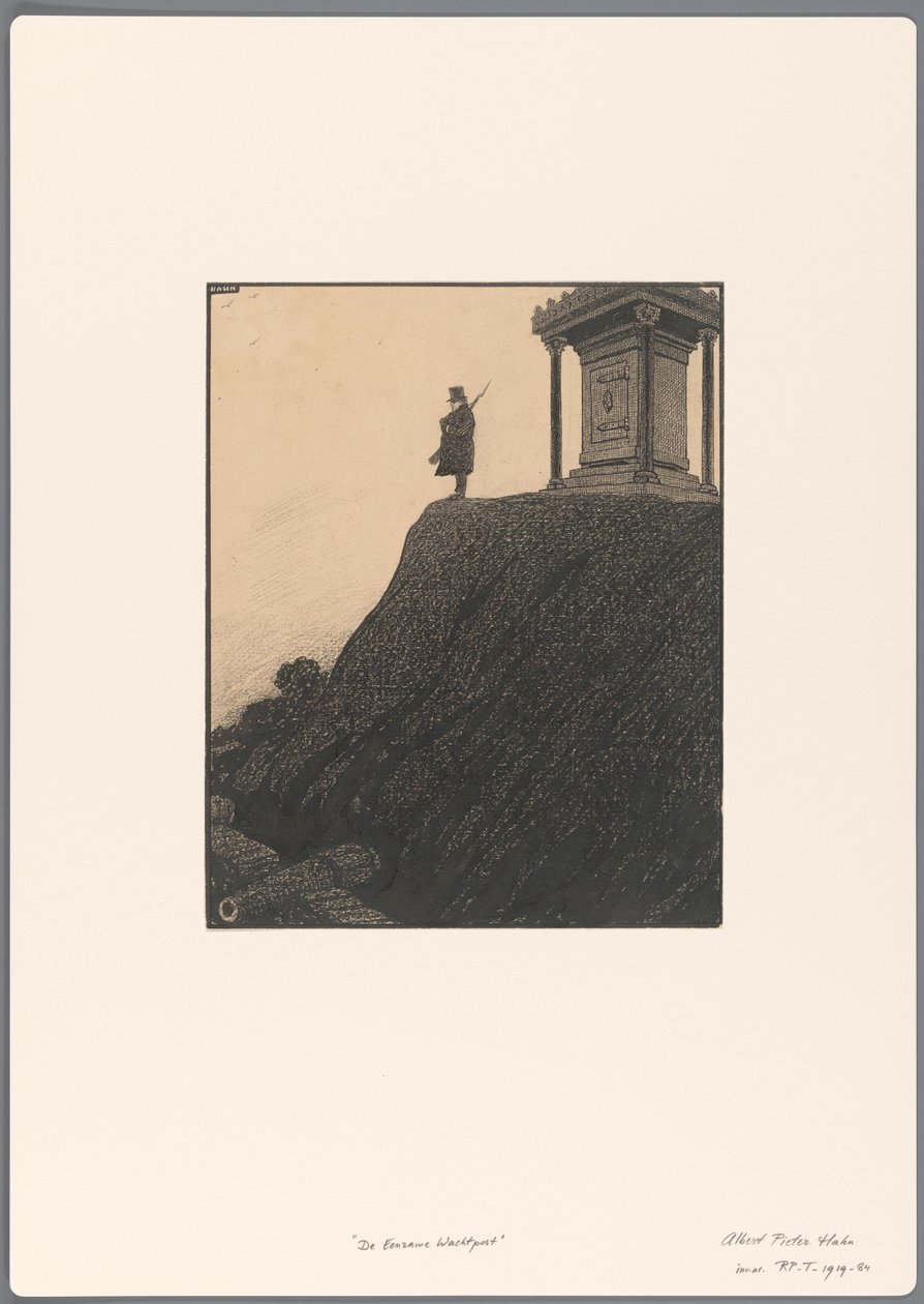 Design pro politickou karikaturu: The Lonely Sentry od Albert Hahn (I)