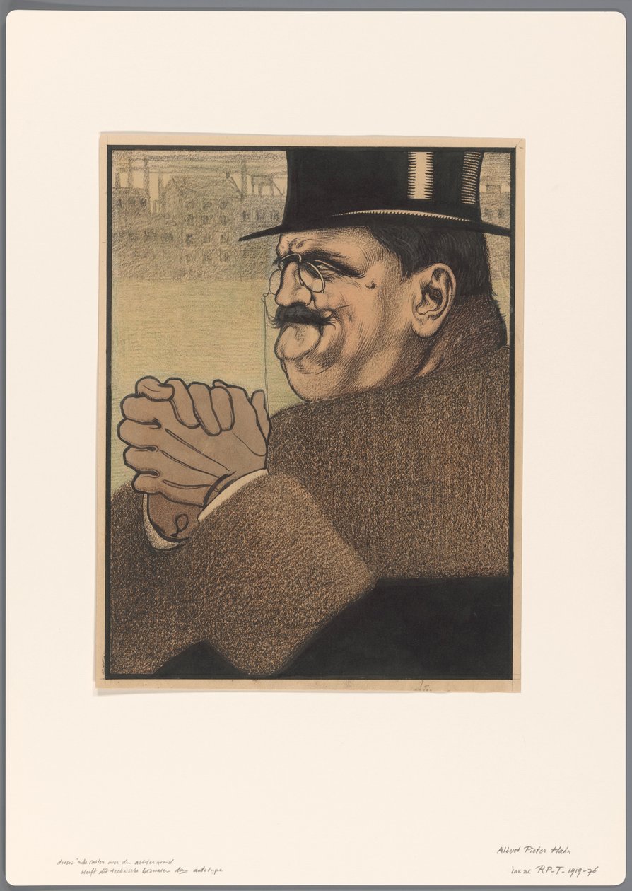 Design pro politickou karikaturu: Kapitalista od Albert Hahn (I)