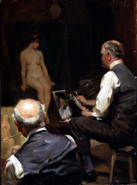 Ve studiu (deska) od Albert Henry Collings
