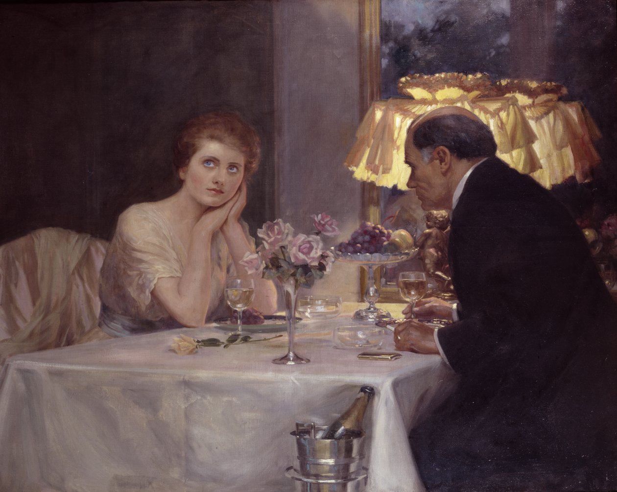 Návrh (olej na plátně) od Albert Henry Collings