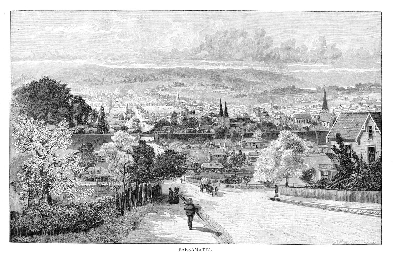 Parramatta, Nový Jižní Wales, Austrálie, 1886. od Albert Henry Fullwood