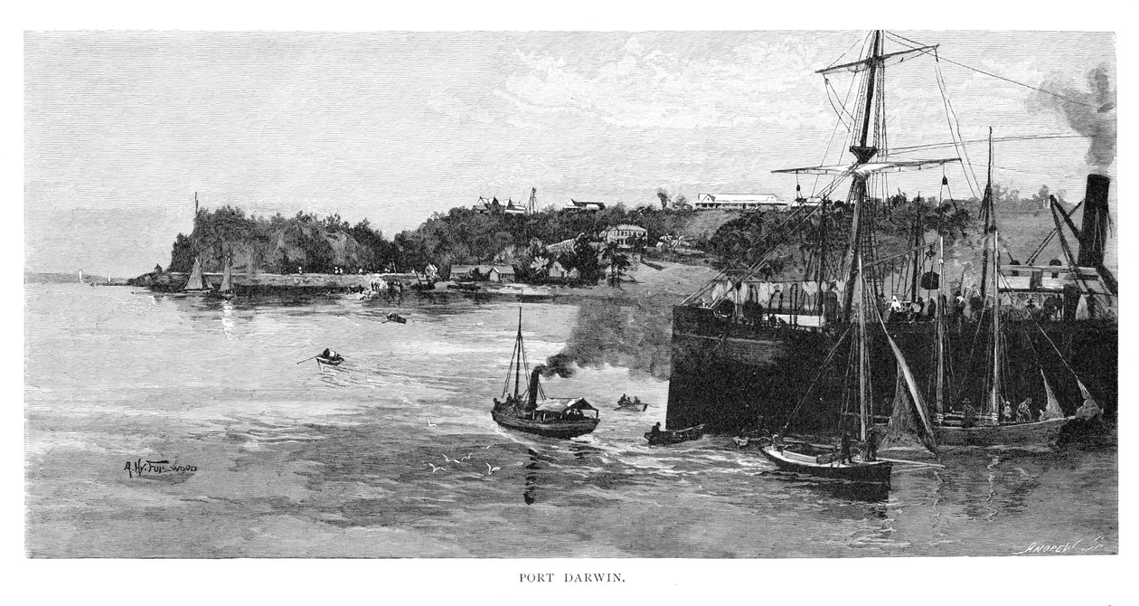 Port Darwin, 1886. od Albert Henry Fullwood