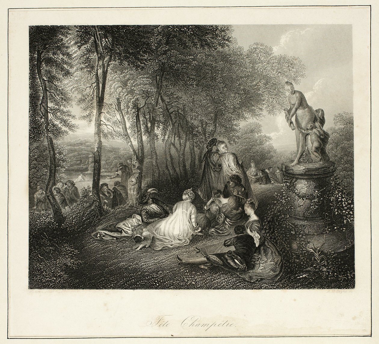Fête Champêtre od Albert Henry Payne