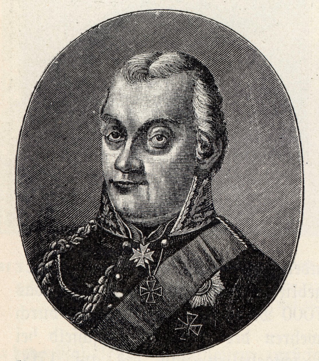 Polní maršál Friedrich Graf von Kleist von Nollendorf 1762-1823. od Albert Johann Christian Schule