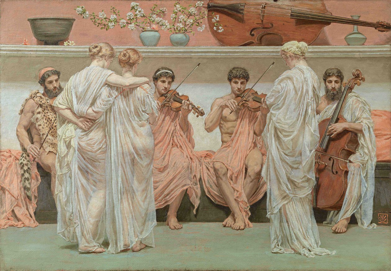 Kvartet. Malířova pocta hudebnímu umění par Moore, Albert Joseph od Albert Joseph Moore