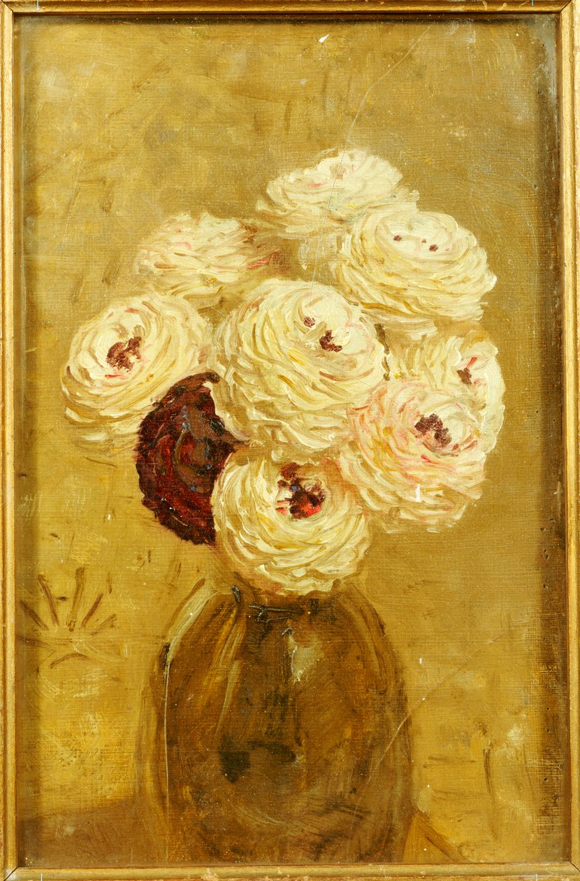 Váza s jiřinami od Albert Joseph Moore