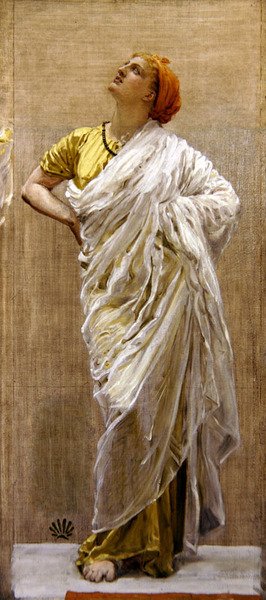 Studie ptáků, asi 1878 (olej a tužka na dvou plátnech) od Albert Joseph Moore