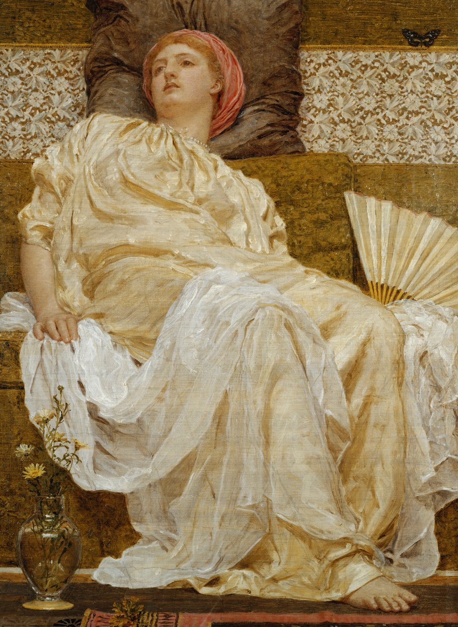 Žluté Marguerites, 1881 od Albert Joseph Moore