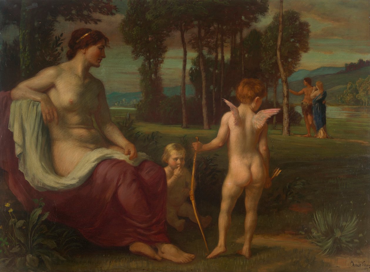 Amor a Psyché od Albert Lang