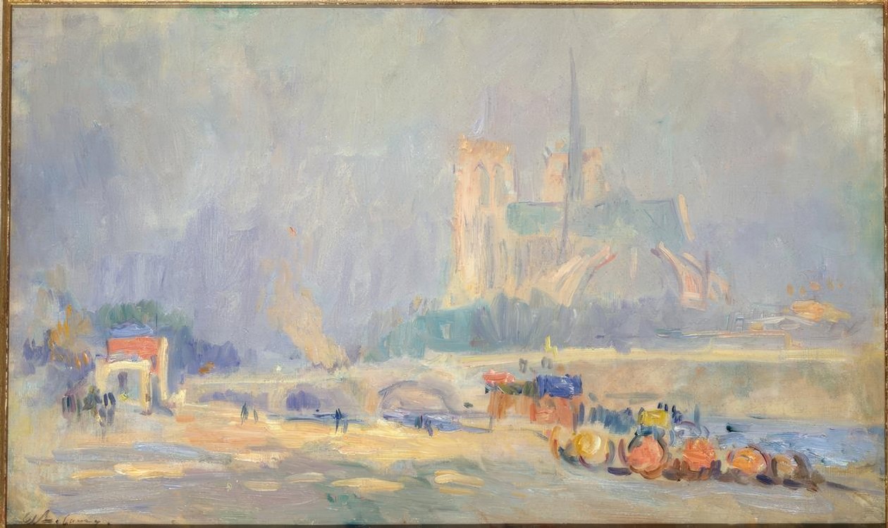 Na nábřeží Paříže od Albert Lebourg