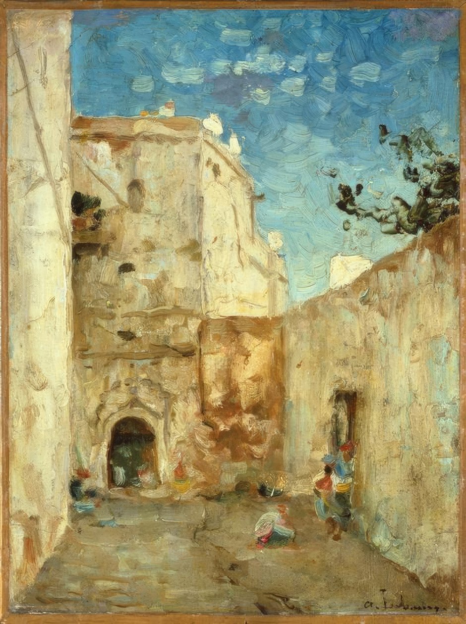 Arabské domy, Alžír od Albert Lebourg