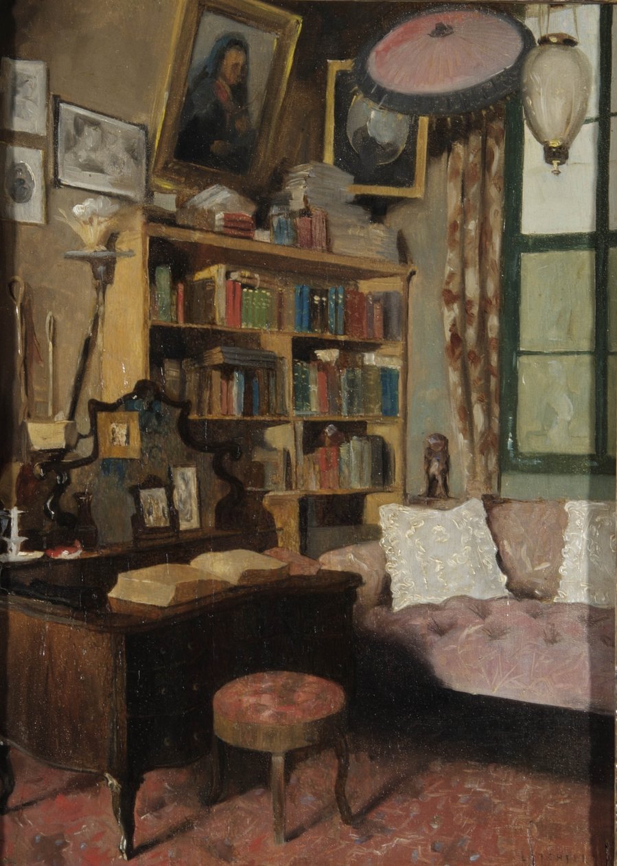 Corner of Sir Richard Burtons Study, 1889 od Albert Letchford