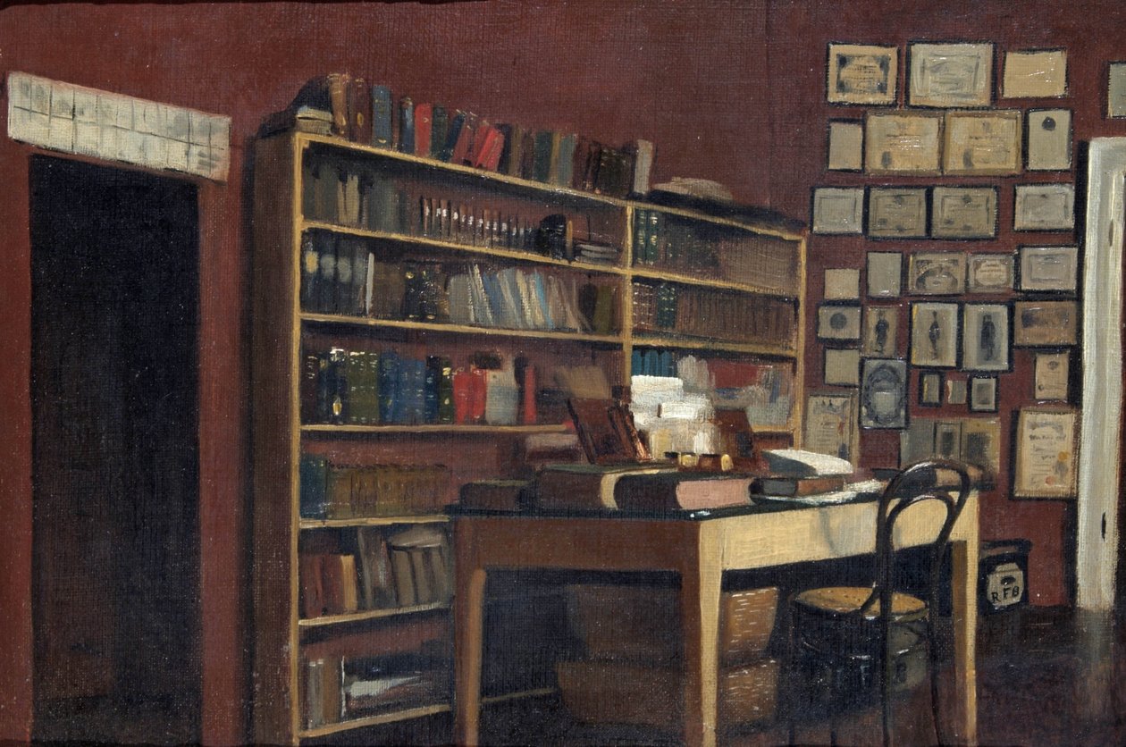 Zákoutí pracovny sira Richarda Burtonse, 1889 od Albert Letchford