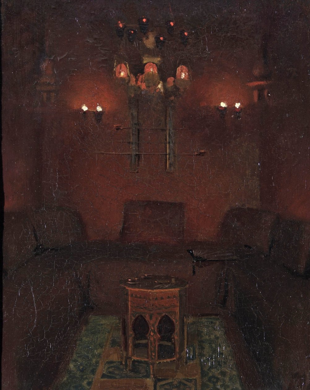 Interiér kaple Sir Richard Burtons, 1889 od Albert Letchford