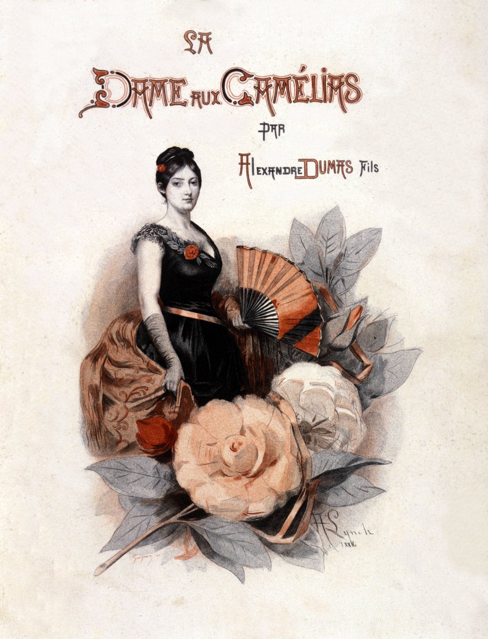 Dáma s kaméliemi - Alexandre Dumas Jr. Ilustrace Albert Lynch od Albert Lynch