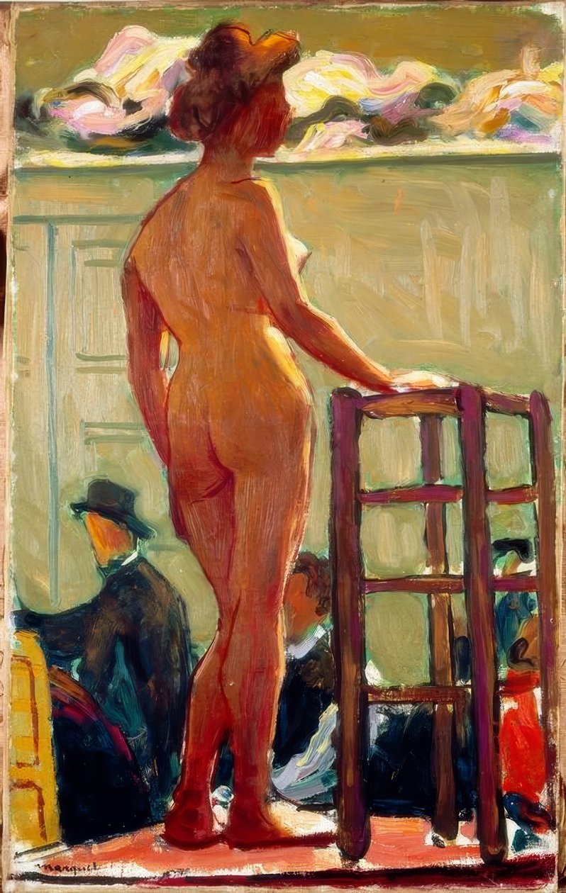 Akt na podstavci od Albert Marquet