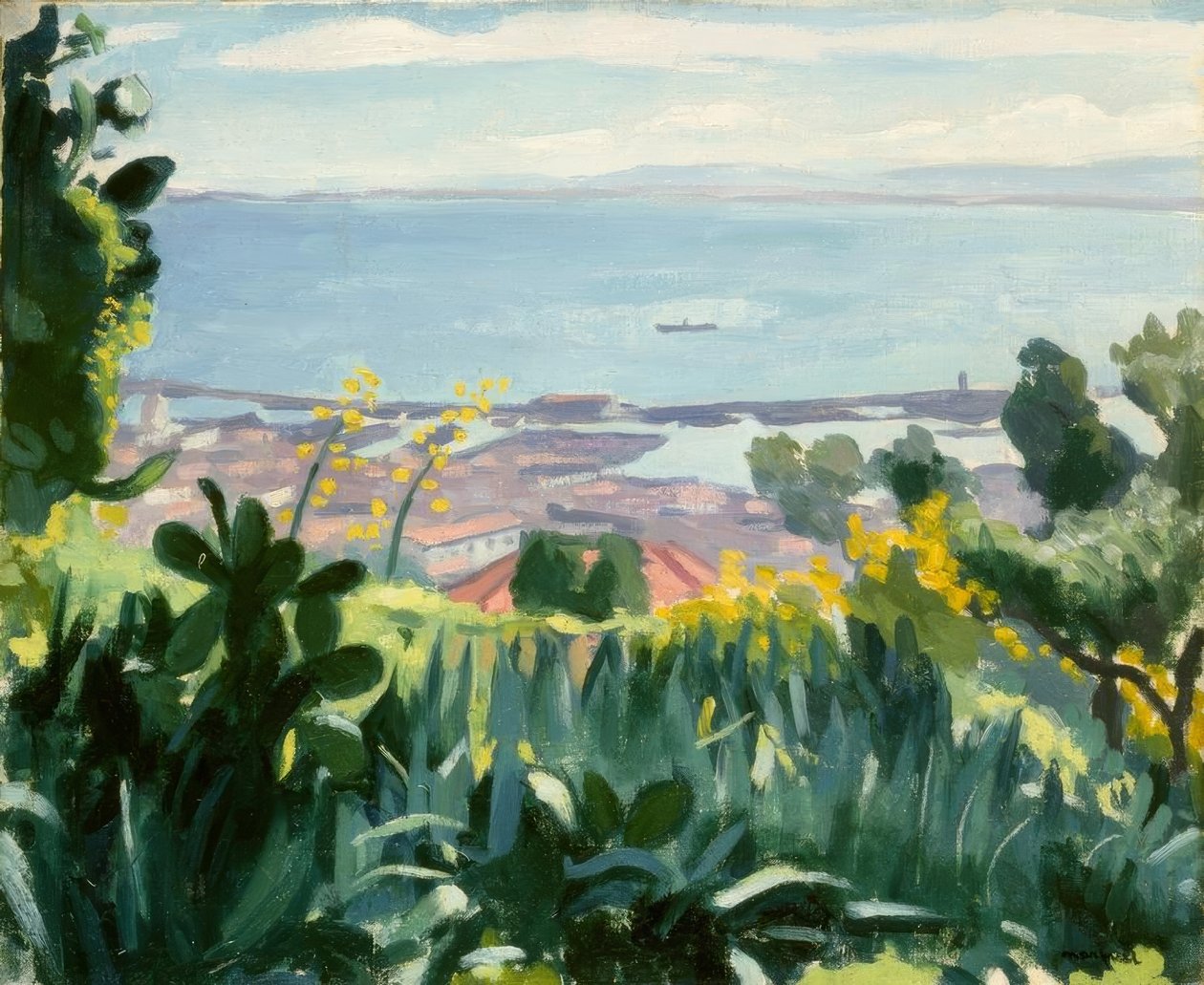 Alžír - Pohled z výšin Mustapha od Albert Marquet