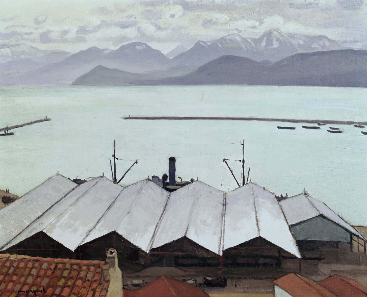 Bougie, přístav Alžírska (olej na plátně) od Albert Marquet