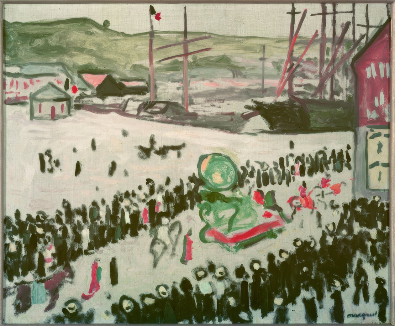 Karneval na pláži od Albert Marquet