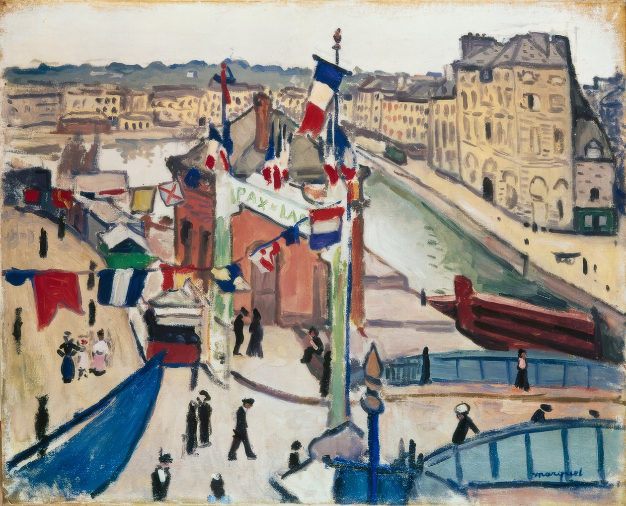 14. července v Le Havru od Albert Marquet