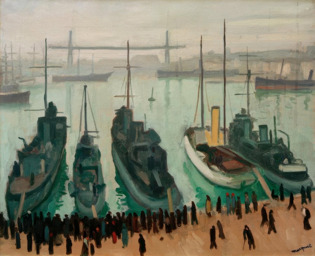 Starý přístav v Marseille od Albert Marquet