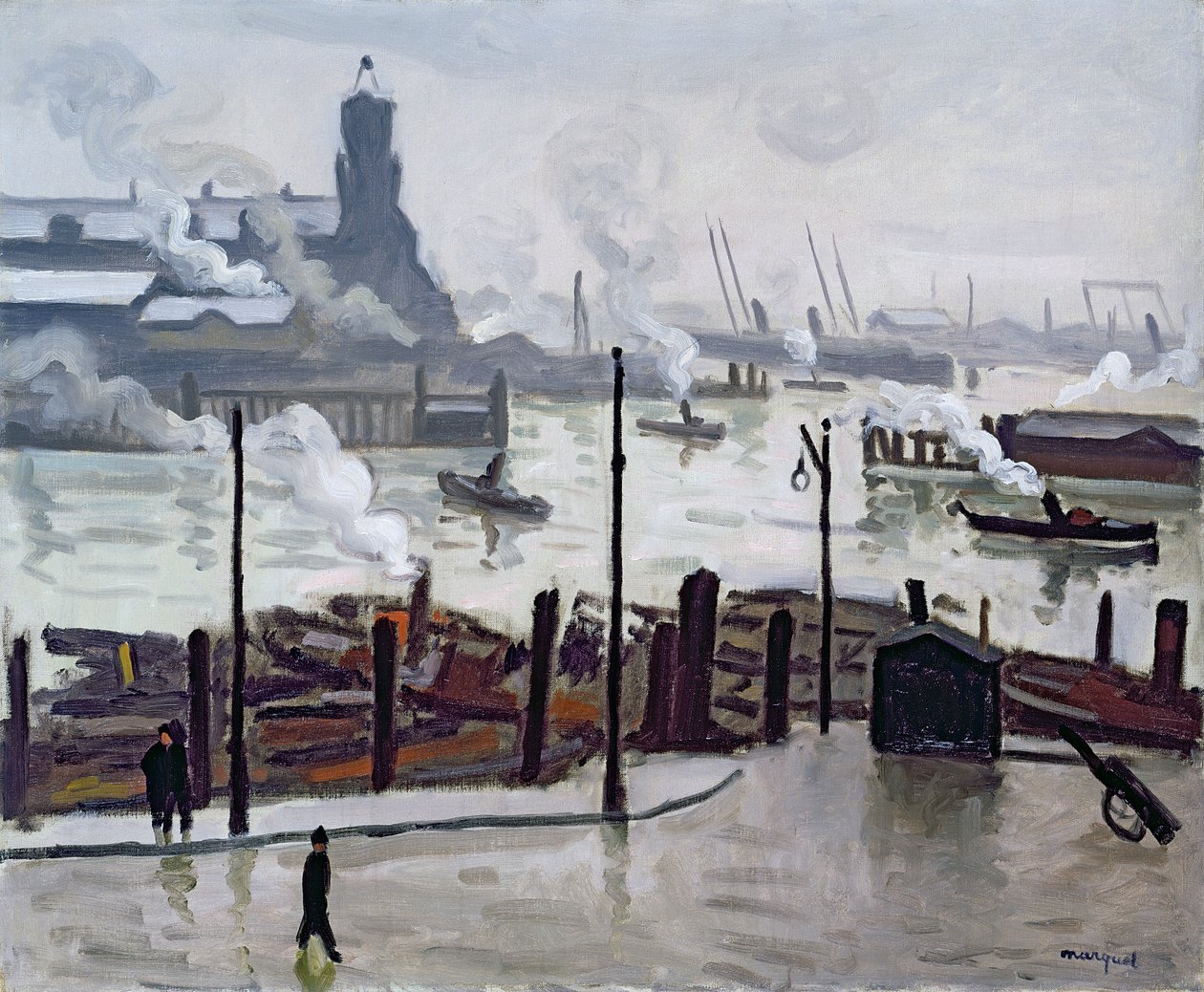 Hamburg Harbour od Albert Marquet