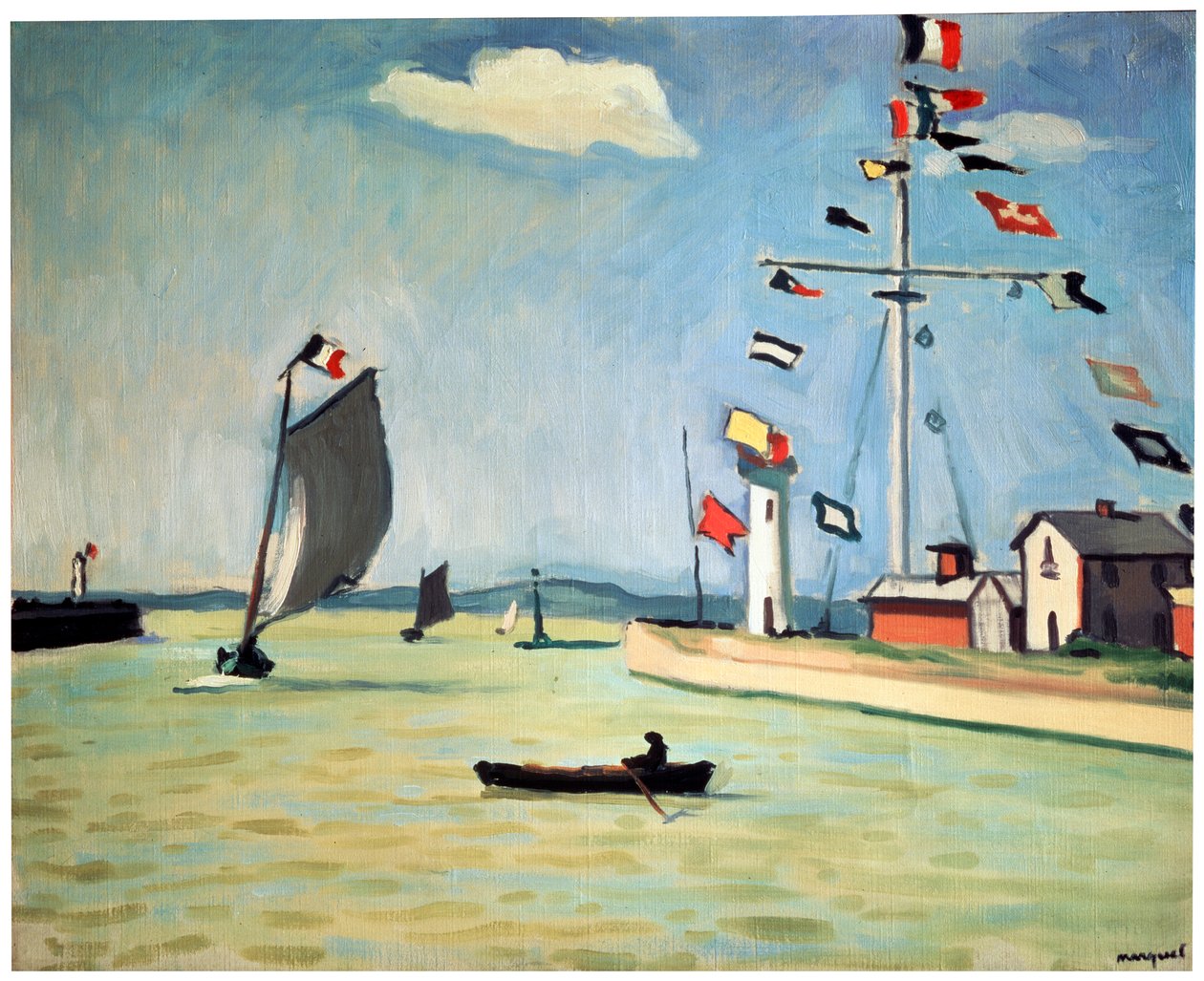Přístav Honfleur, c1911. od Albert Marquet