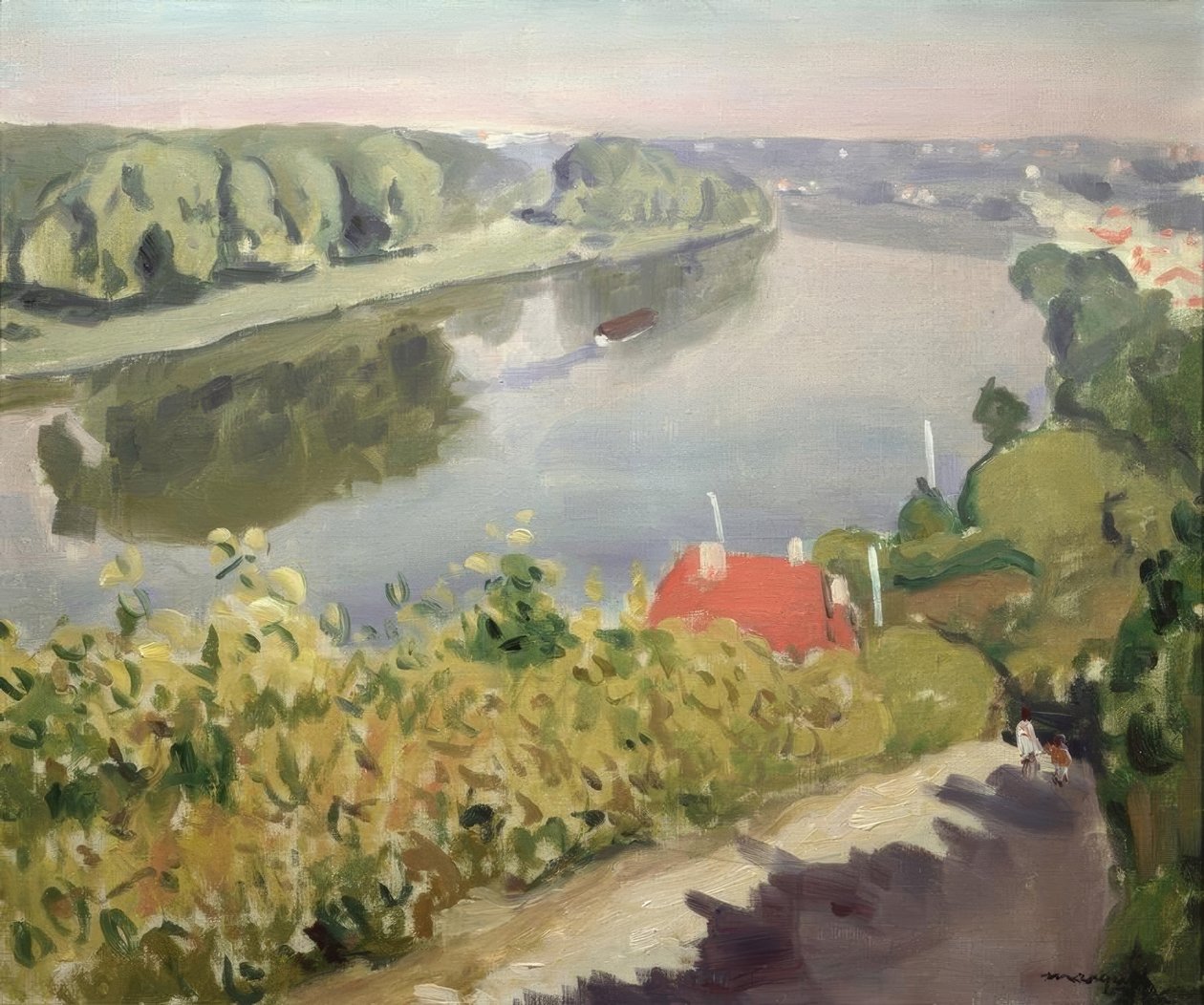 La Petite Frette nebo La Seine v Herblay od Albert Marquet