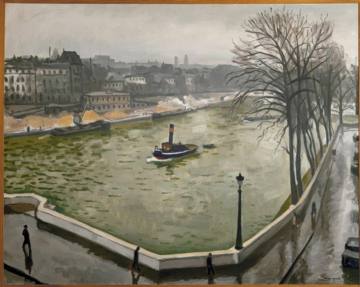 Seina v Paříži od Albert Marquet